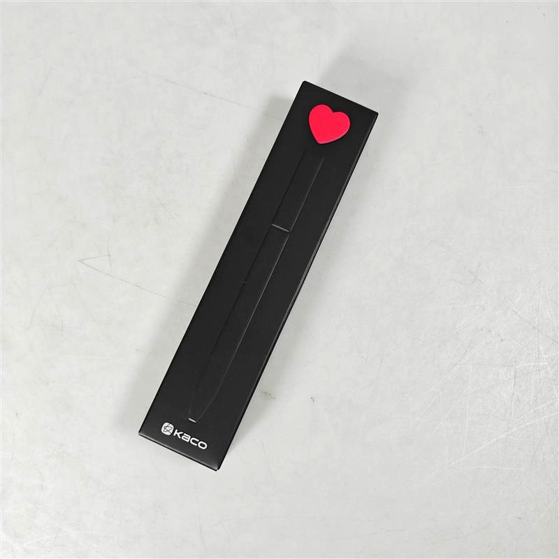 Gambar produk Kaco Pena Pulpen Gel Dual Ballpoint Black Ink Heart Deco 0.5mm 1 PCS - K1055