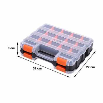 Gambar produk FNICEL Kotak Perkakas Multifungsi Storage Tool Box Double Side - G-322