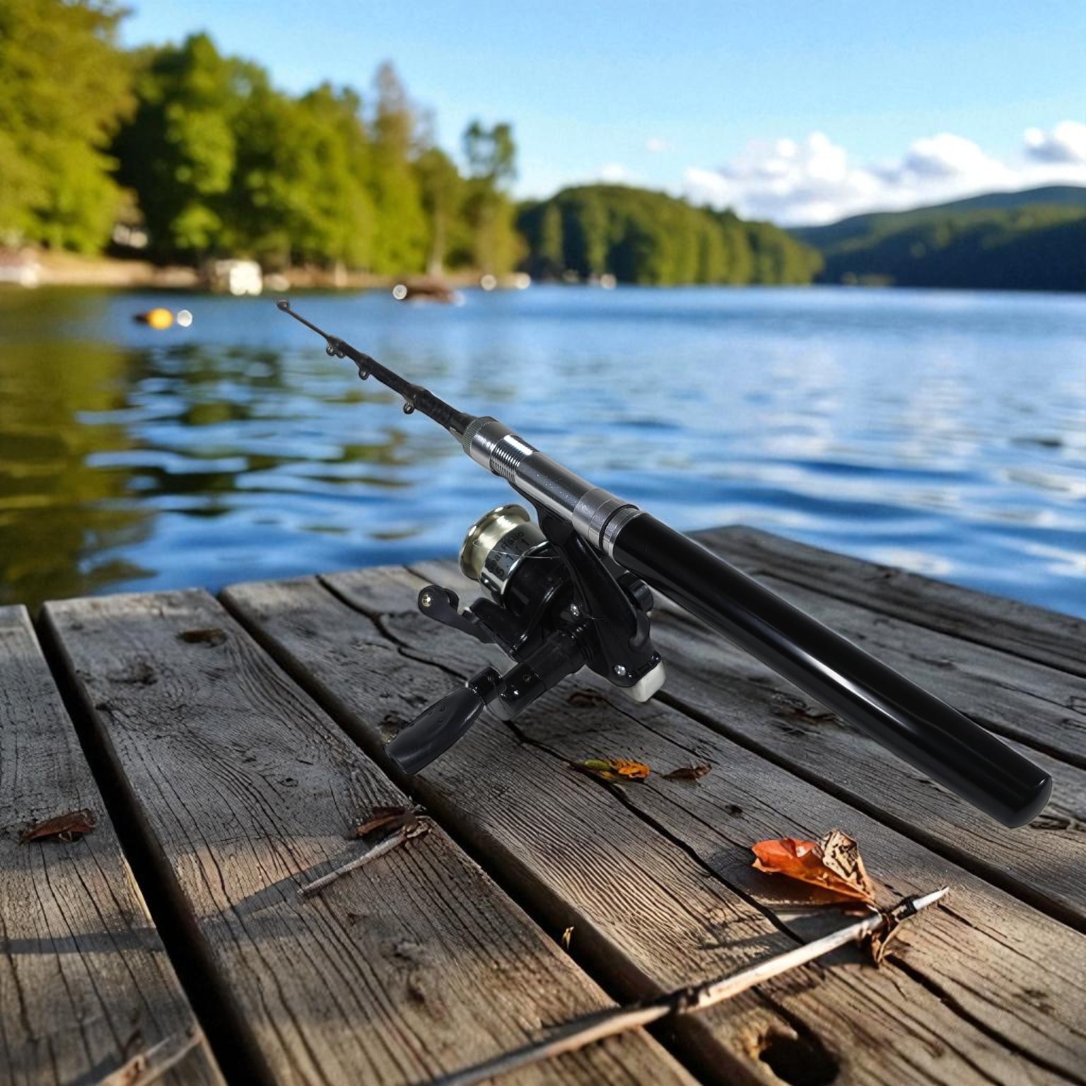 Gambar produk Mini Portable Extreme Pen Fishing Rod Length 1.5M - YL100