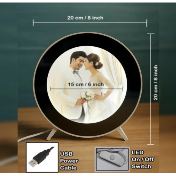 Gambar produk VENTURE Cermin Foto Magic Mirror Photo Frame LED with Stand - VN1