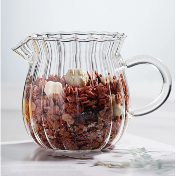 Gambar produk YWDL Teko Teh Pitcher Coffee Milk Jug Borosilicate Glass 370ml - YD1