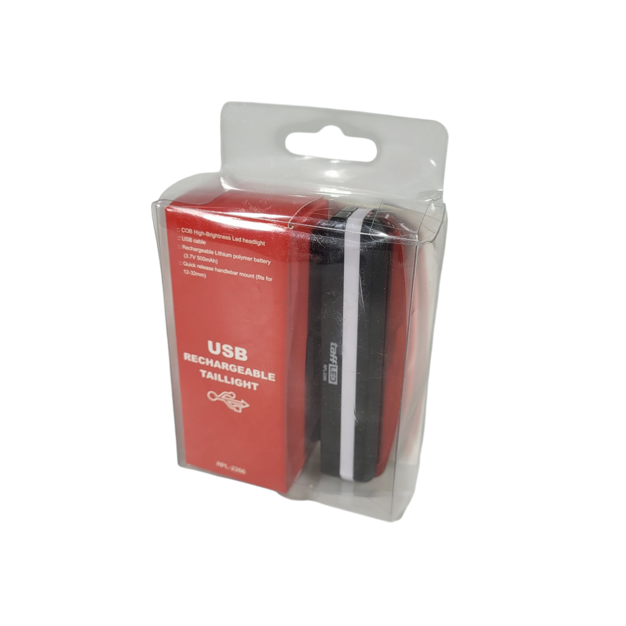 Gambar produk TaffLED Lampu Belakang Sepeda Rechargeable 500mAh LED COB 26 Chip - RPL-2266