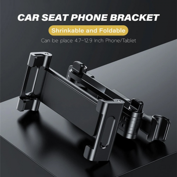 Gambar produk SEAMETAL Phone Holder Back Seat Headrest Mount Telescopic Adjustable - SM13