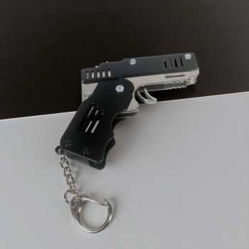 Gambar produk HoMart Mainan Pistol Karet Gelang Foldable Rubber Band Gun - XH-099