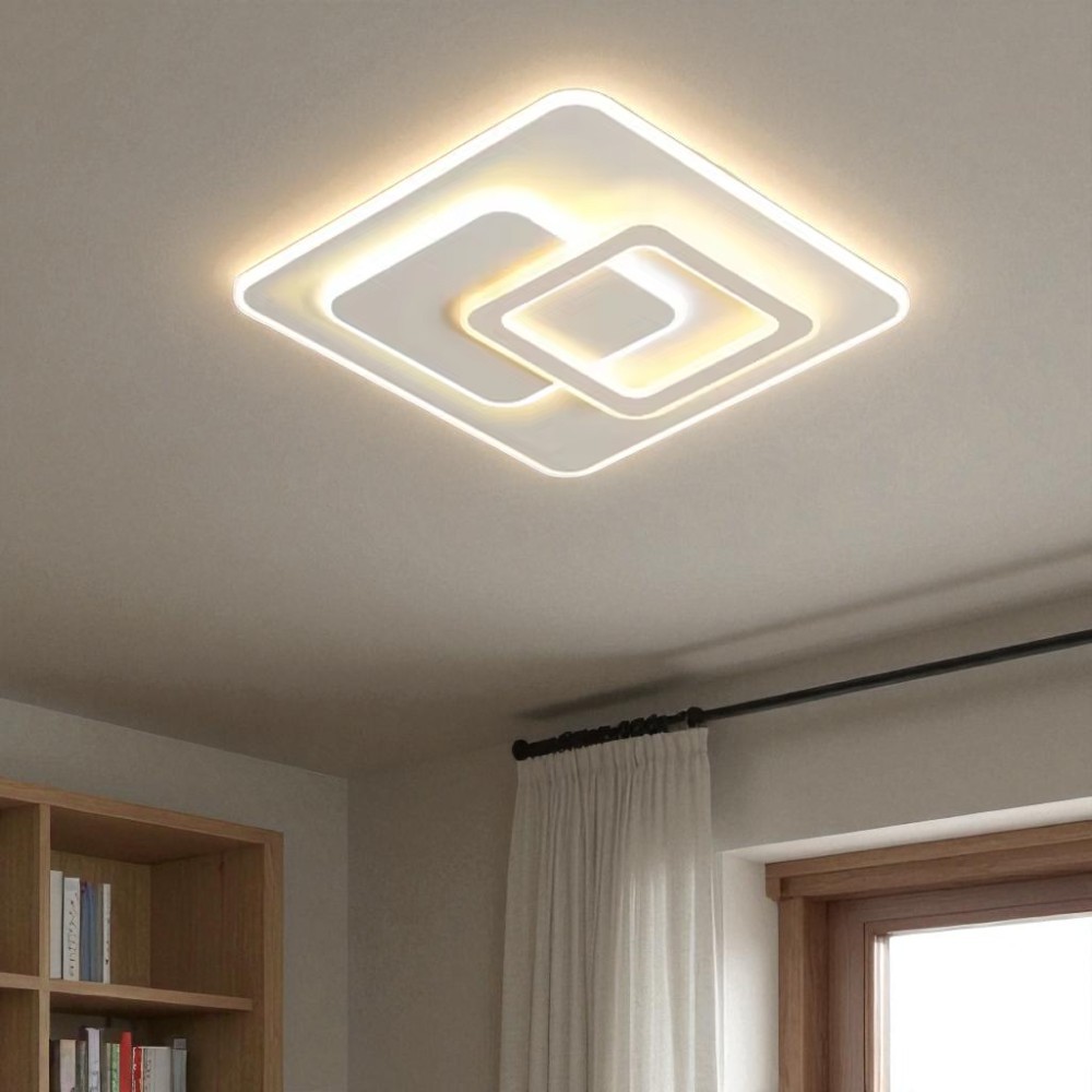 Gambar produk IBNUNU Lampu Plafon LED Minimalist Dimmable 3 Color 72W 265V 46cm - JT-IV