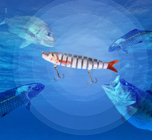 Gambar produk MINNOW Umpan Pancing Ikan Sinking Wobblers Fishing Lures Jointed 10CM - 45D