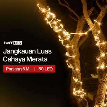 Gambar produk TaffLED Lampu Hias String Lights Waterproof USB Power 50 LED 5M - SZ