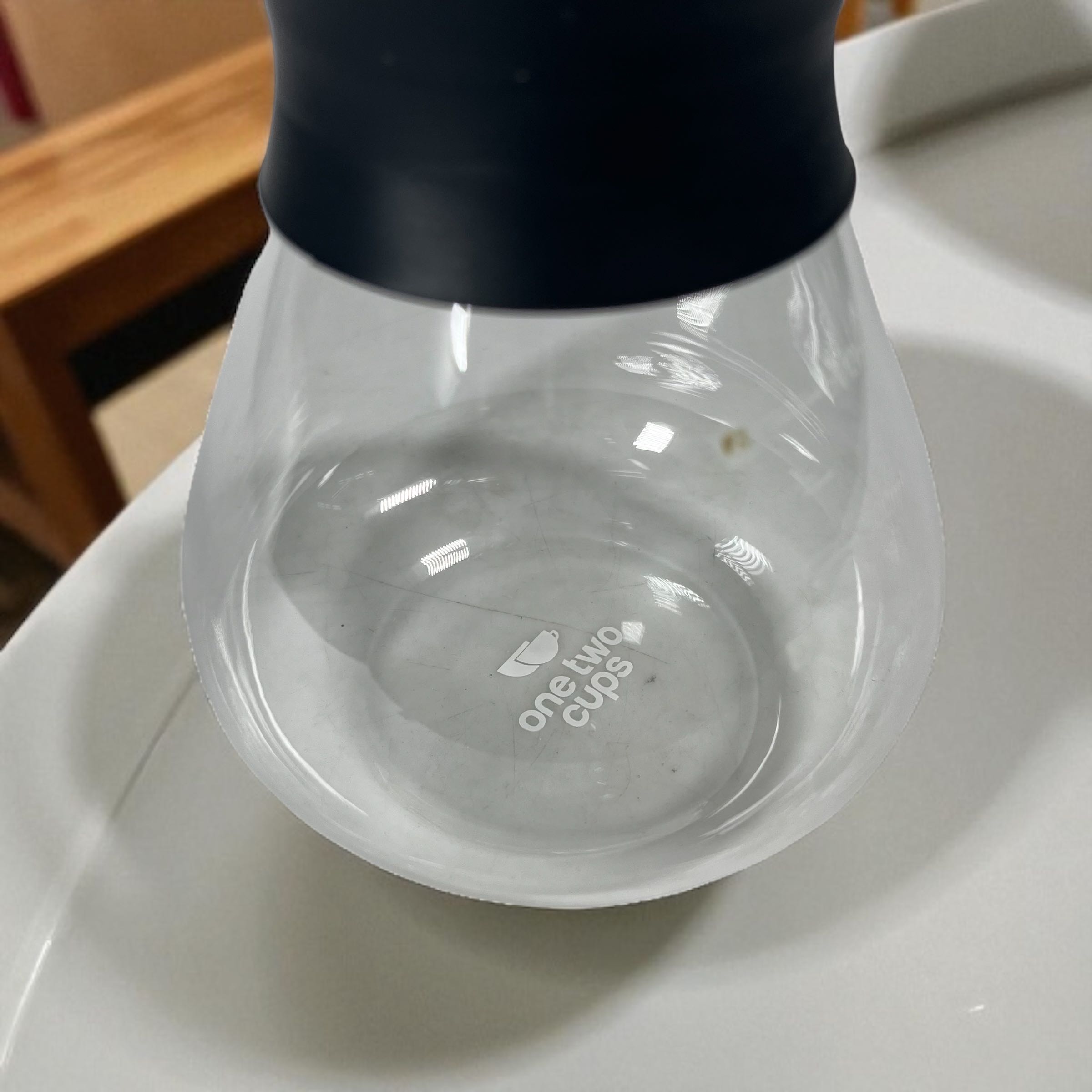 Gambar produk One Two Cups Coffee Server Chemex Drip Pour Over Borosilicate Glass 600ml - SE111