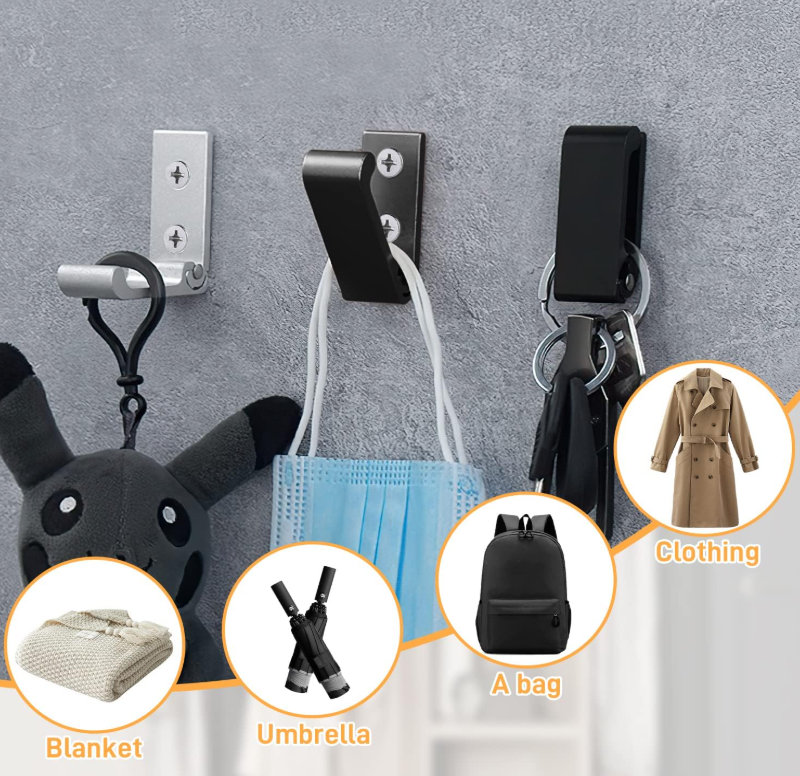 Gambar produk Slyz Gantungan Dinding Lipat Foldable Hook Hanger Aluminium Alloy - Slyz38
