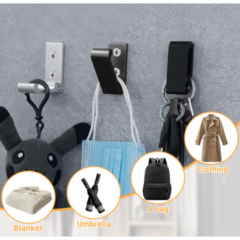 Gambar produk Slyz Gantungan Dinding Lipat Foldable Hook Hanger Aluminium Alloy - Slyz38