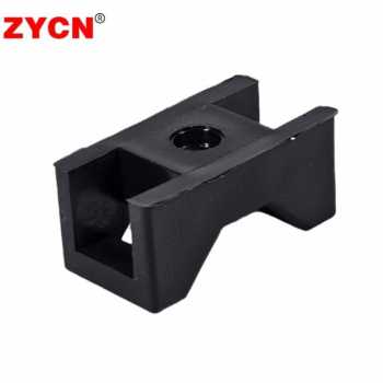 Gambar produk ZYCN Dudukan Kabel Ties Cable Tie Mount Fixed Saddle Nylon 100 PCS - HC7-M5