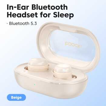 Gambar produk Toocki Earphone Bluetooth 5.3 TWS In-ear ENC Waterproof IPX4 - TQ-EJ12