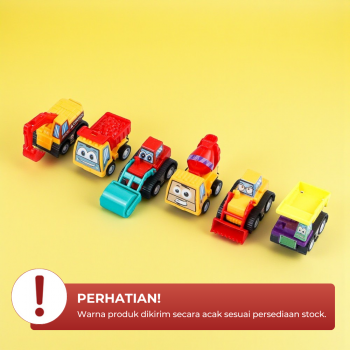 Gambar produk ZKZC Mainan Anak Mobil Car Truck Children Toy 6 PCS - XY422