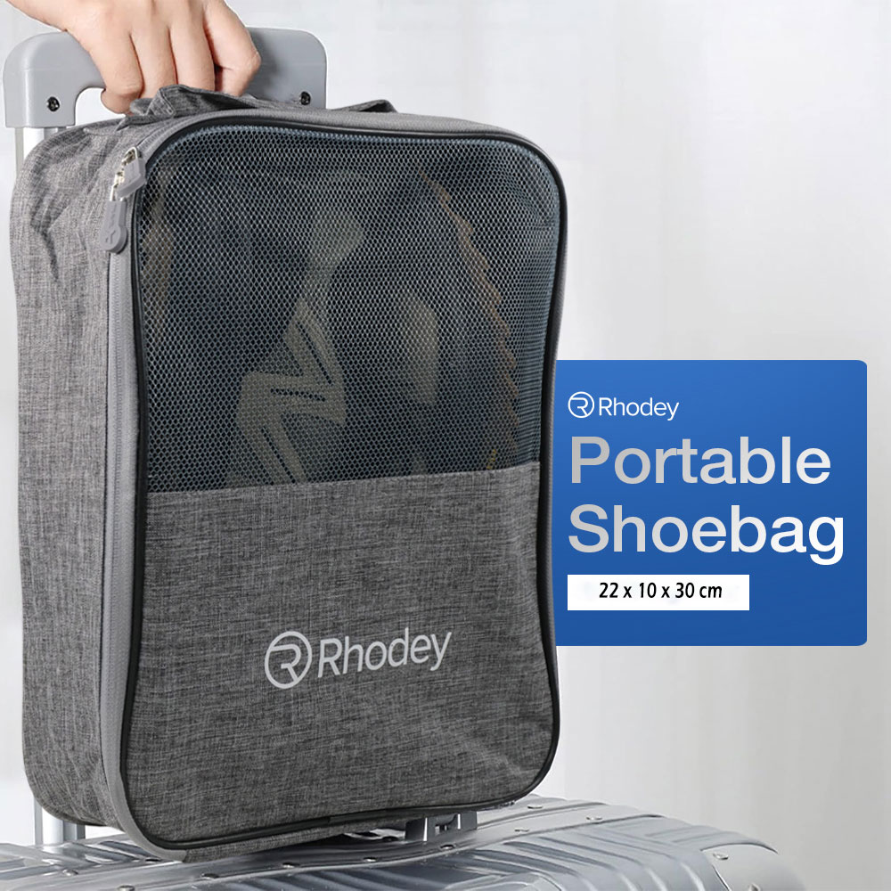 Gambar produk Rhodey Tas Penyimpanan Sepatu Portable Shoebag Storage Travel Size S - XL-88