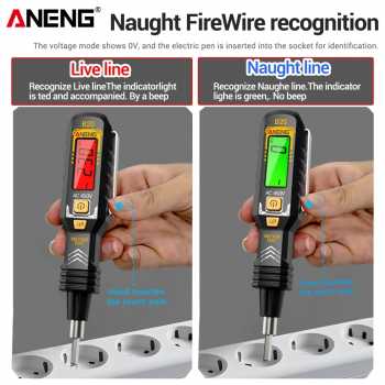 Gambar produk ANENG Obeng Tespen Tester Pen Non Contact Digital Display Alarm - B20