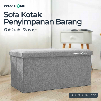 TaffHOME Sofa Kotak Penyimpanan Barang Foldable Storage Box - L1705