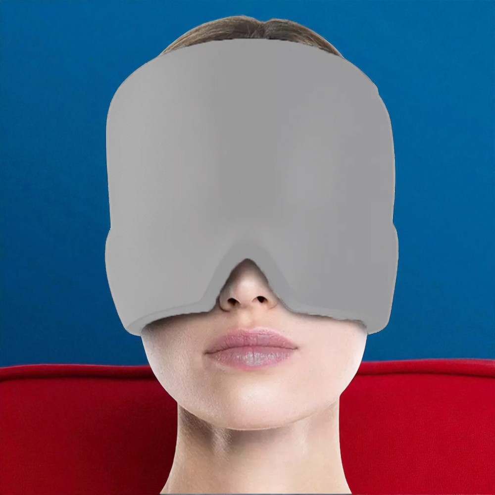 Gambar produk RMS Alat Terapi Kompres Kepala Migrain Gel Ice Cold Migraine Cap 215g - RS033