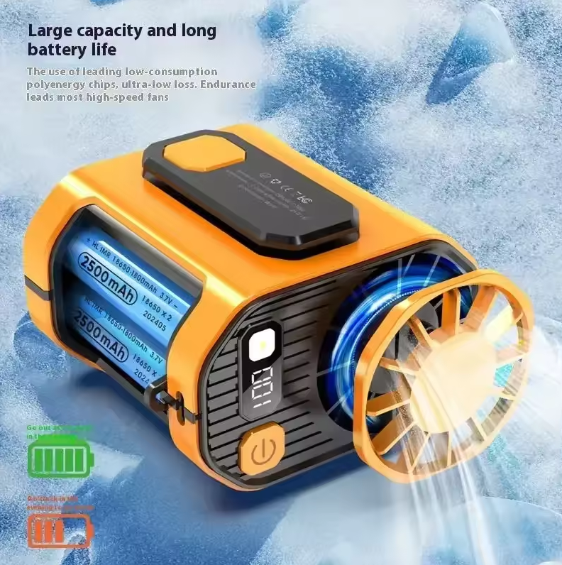 Gambar produk MOLITS Kipas Angin Pinggang Portable Waist Fan 10 Speed 5000mAh - MO2