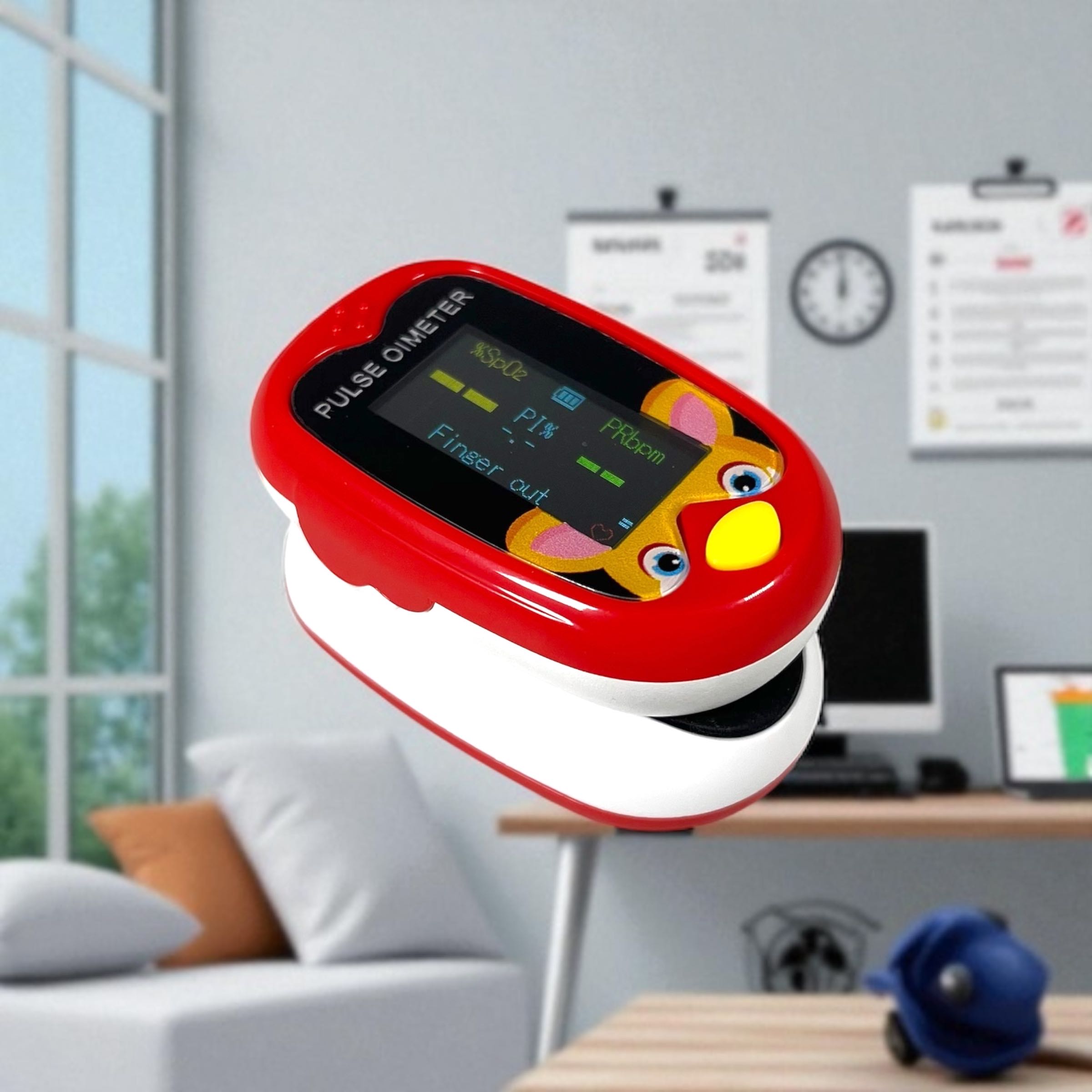 Gambar produk TaffOmicron Fingertip Pulse Oximeter Alat Ukur Saturasi Oksigen Darah - A6