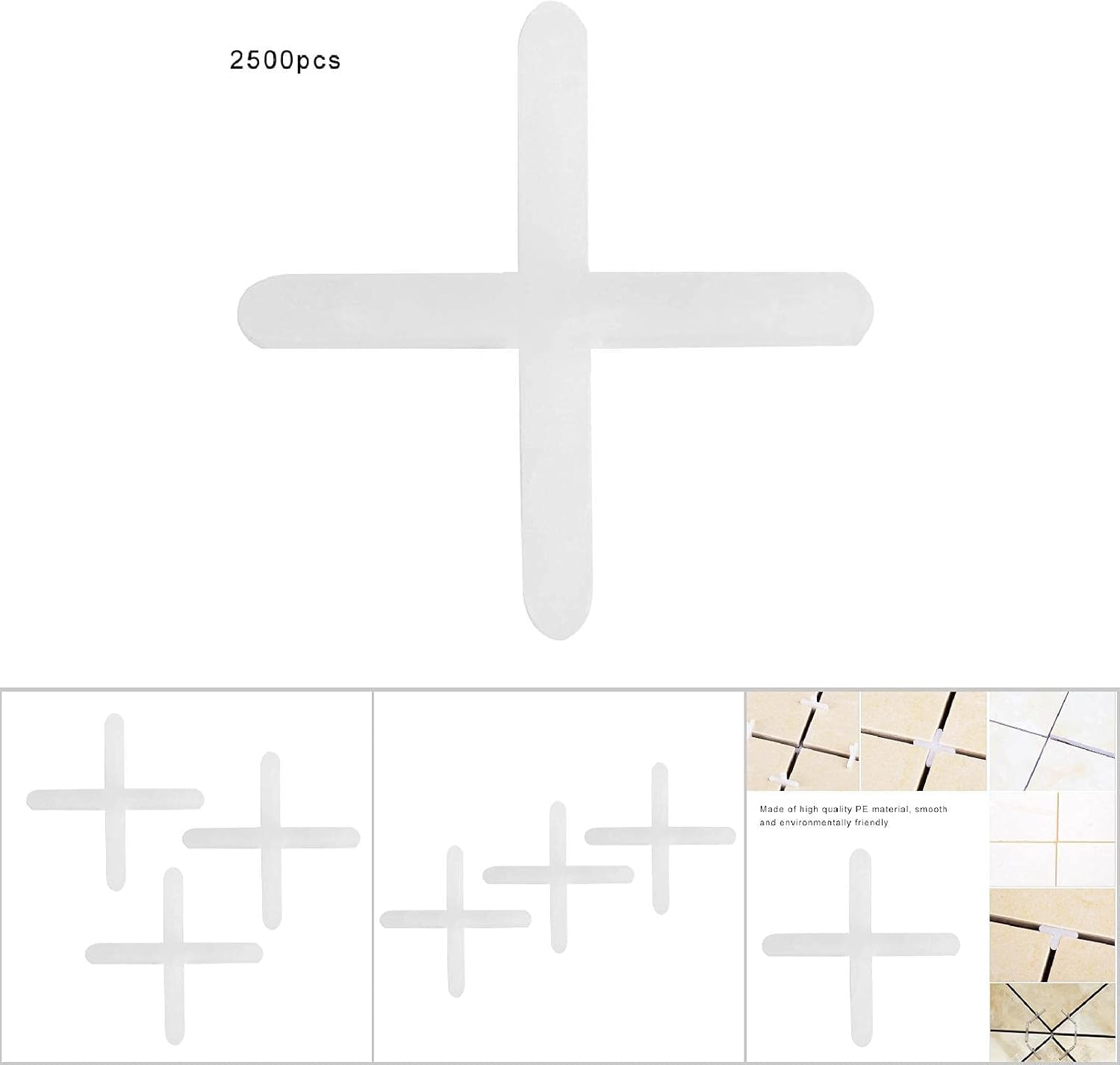 Gambar produk Yueqing Alat Bantu Pasang Keramik Tile Spacer Ceramic 100 PCS 2.0mm - Y0180