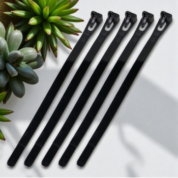 Gambar produk TaffGUARD Kabel Ties Plastic Zip Cable Organizer Reusable 100 PCS 5x200mm - Z815