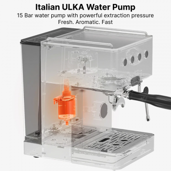 Gambar produk Gemilai Mesin Kopi Espresso Coffee Maker Frothing 15 Bar 1450W 1.7L - CRM3005