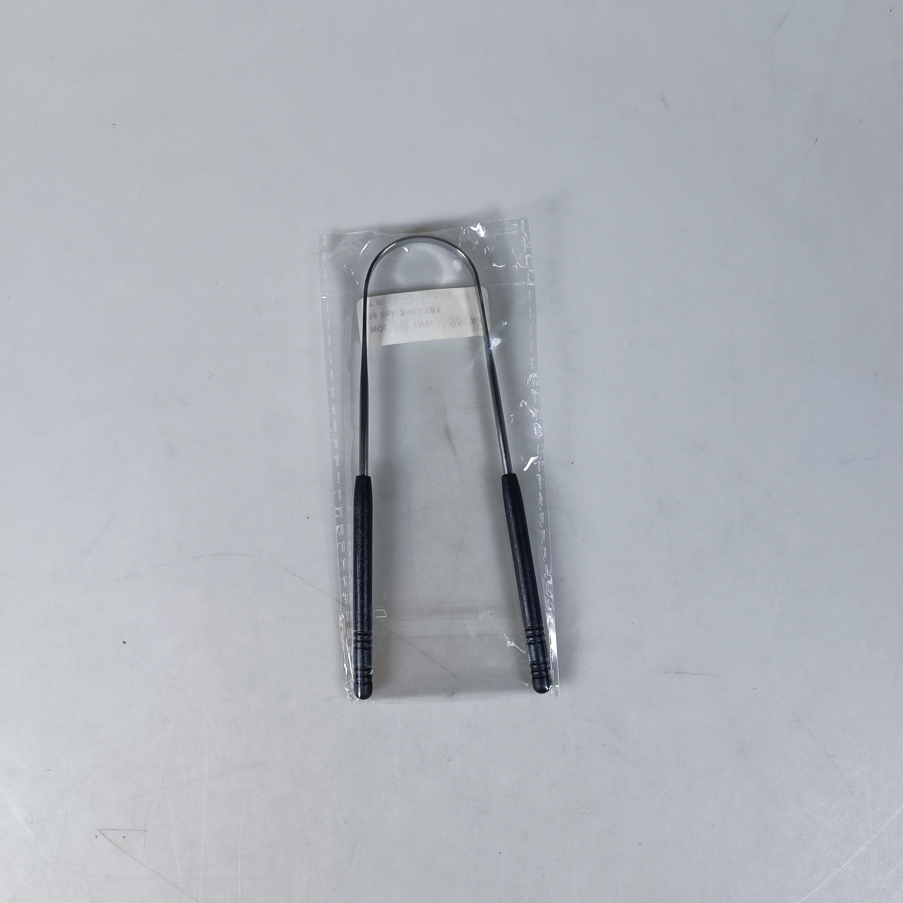 Gambar produk Uung Pembersih Lidah Bau Mulut Tongue Scraper Stainless Steel - INU149