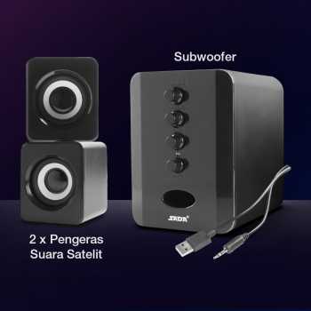 Gambar produk SADA Active Speaker Stereo 2.1 with Subwoofer and USB Power - D-202