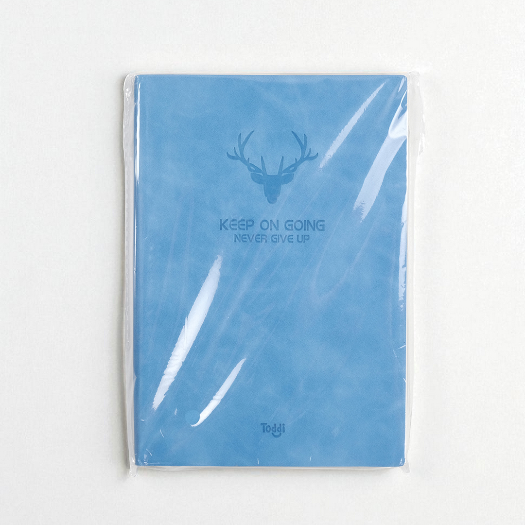Gambar produk Toddi Buku Jurnal Leather Notebook Diary 68 GSM 200 Halaman Grid A5 - CW-5026