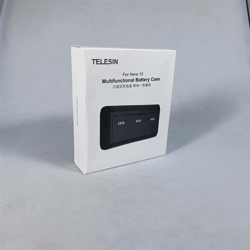 Gambar produk TELESIN Charger Baterai Box Kamera GoPro Hero 13 3 Slot with Battery - S0-ECB-12-TGP
