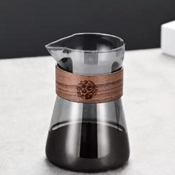 LIONS Teko Kopi Coffee Server Drip Pour Pitcher Jug Borosilicate 500ml - L1