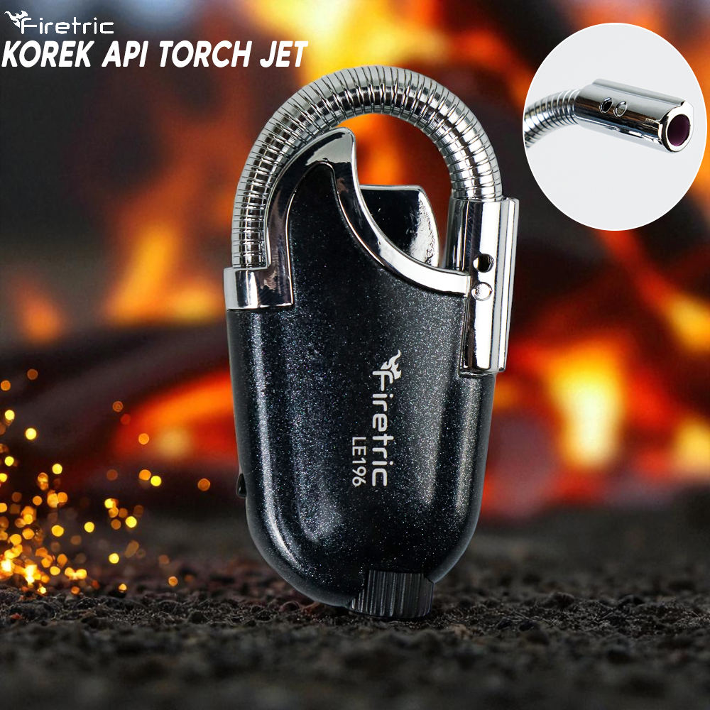 Gambar produk Firetric Mancis Korek Api Torch Jet Telescopic Gas Butane - LE196