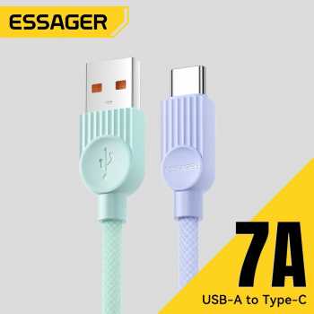 ESSAGER Kabel Data Type C Multifungsi Fast Charging Braided 7A - ES-X73