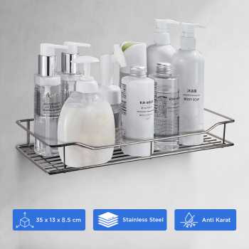 Gambar produk WAIIHA Rak Gantung Kamar Mandi Bathroom Organizer Rack Stainless Steel L - W21