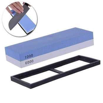 Honghee Batu Asah Pisau Whetstone Knife Sharpener 2 Side 1000/6000 - H16