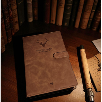 Gambar produk Toddi Buku Catatan Harian Notebook Cover Kulit Magnetic Buckle - TL4