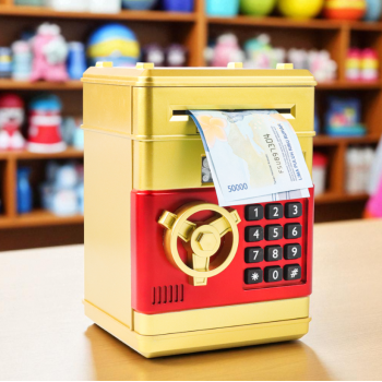 Gambar produk TARA Celengan Anak Electronic Bank Safe Box Money Model Brankas - T-8815