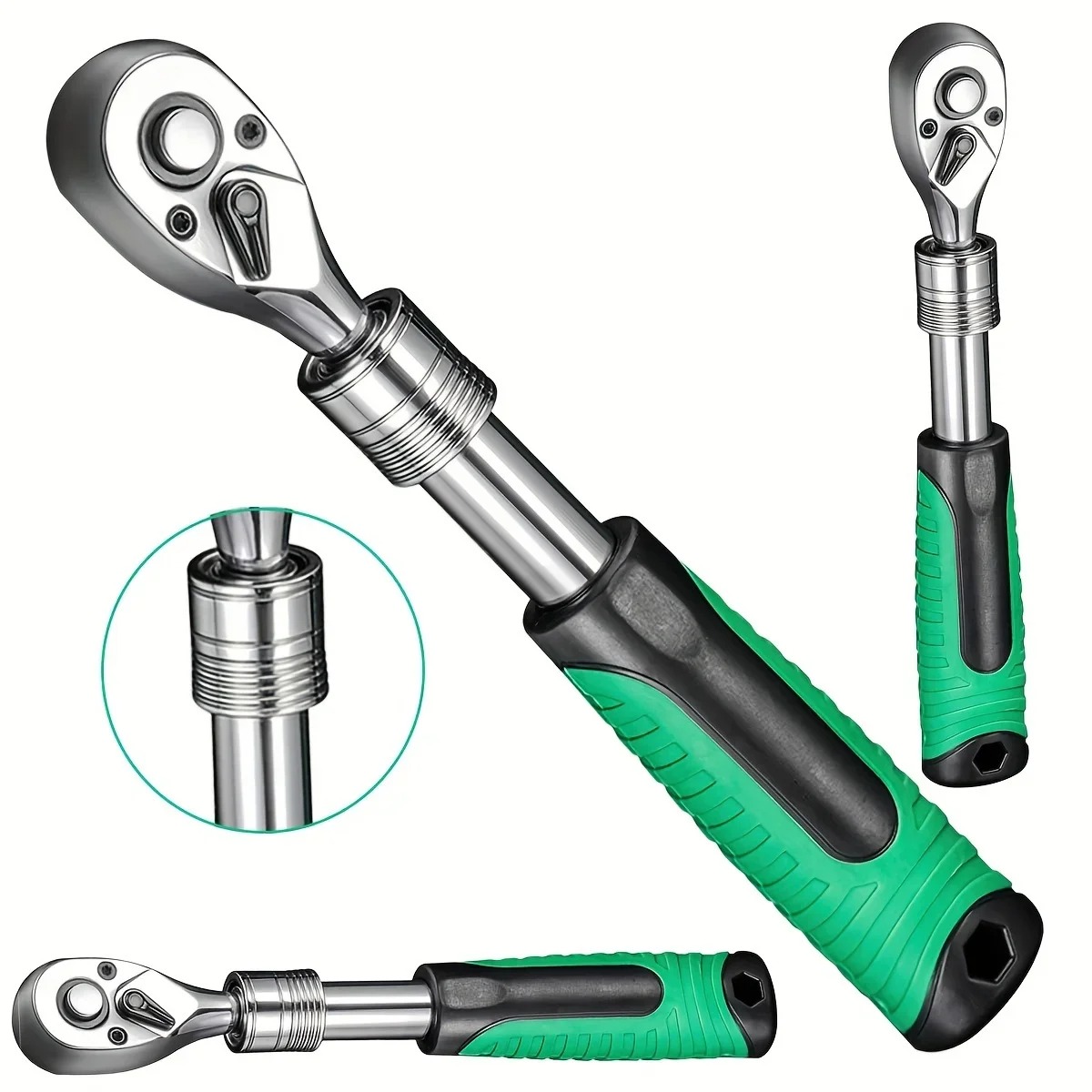 Gambar produk NIUXIANG Set Kunci Shock Ratchet Wrench 1/4 Handle Drive CR-V 29 PCS - TK-8152