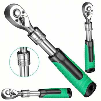 Gambar produk NIUXIANG Set Kunci Shock Ratchet Wrench 1/4 Handle Drive CR-V 29 PCS - TK-8152