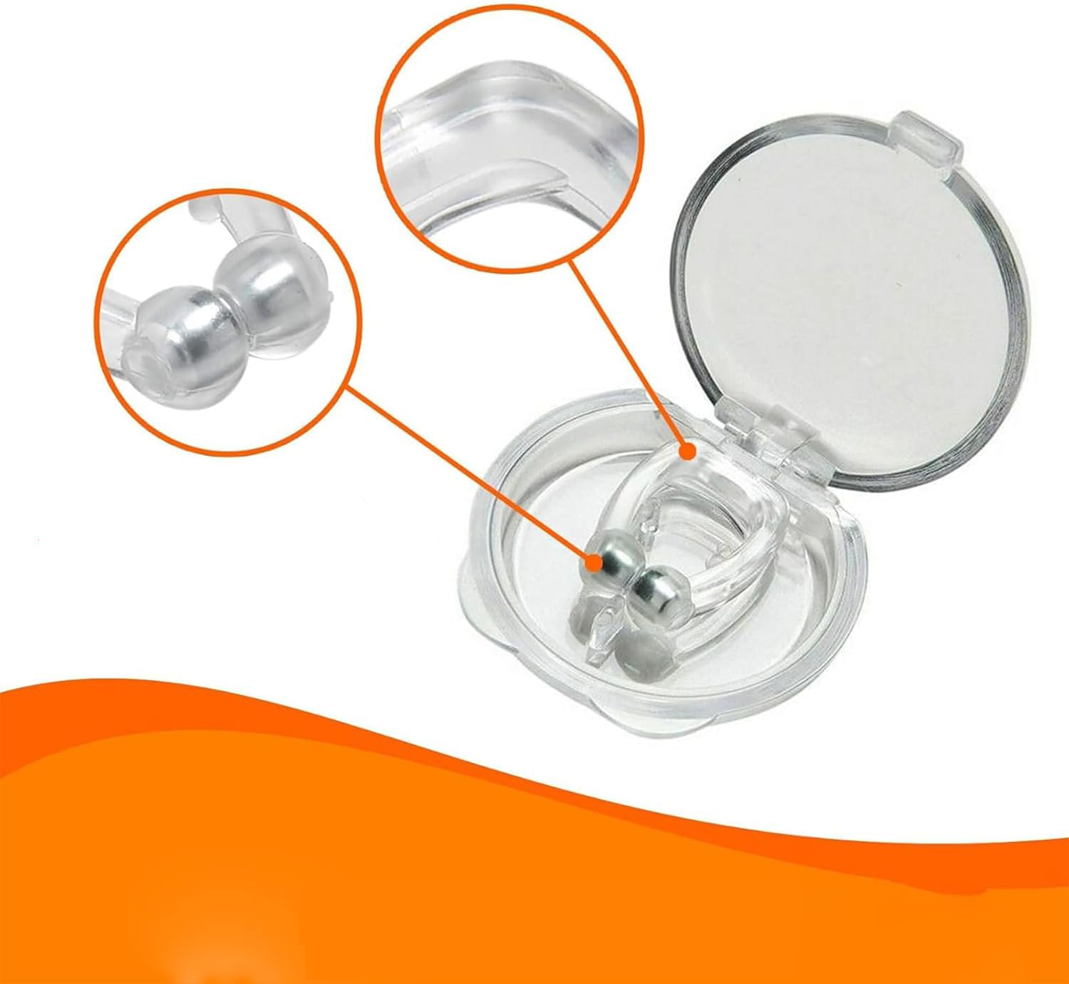 Gambar produk KWD Alat Bantu Anti Ngorok Nose Breathing Stop Snoring Magnetic - AS30