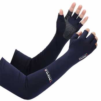 YXST Sarung Tangan Panjang Manset Long Sleeve Five Fingers Sunscreen - SP11