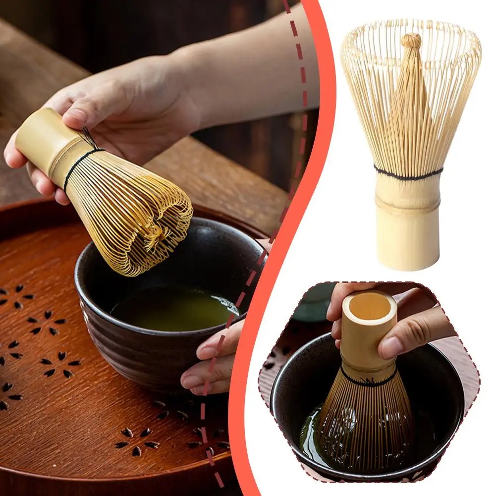 Gambar produk Baiben Li Chasen Bamboo Whisk Matcha Pengaduk Teh Jepang 56 Tangkai - B58