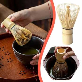Baiben Li Chasen Bamboo Whisk Matcha Pengaduk Teh Jepang - B58