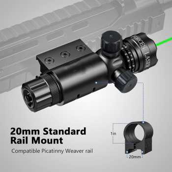 Gambar produk TaffLED Laser Tactical Green Dot Scope Mount Baterai Charger - JG-1