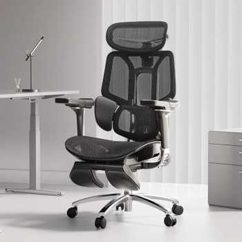 HBADA Kursi Kantor Office Chair Lumbar Support 6D Armrest 4D Headrest - E3 Pro