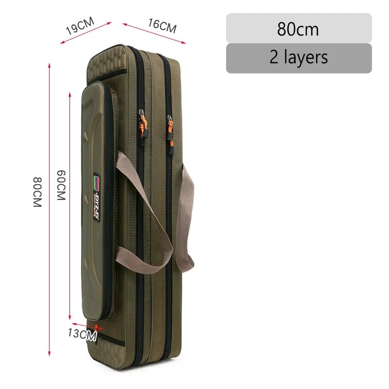 Gambar produk DYZO Tas Pancing Jumbo Multifunction Fishing Bag 1680D Oxford 2 Layer 80cm - D200