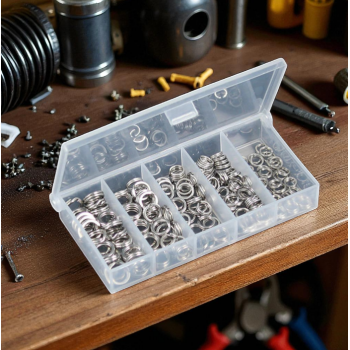 Gambar produk TaffSPORT Cincin Konektor Umpan Pancing Split Ring 200PCS - LSH01