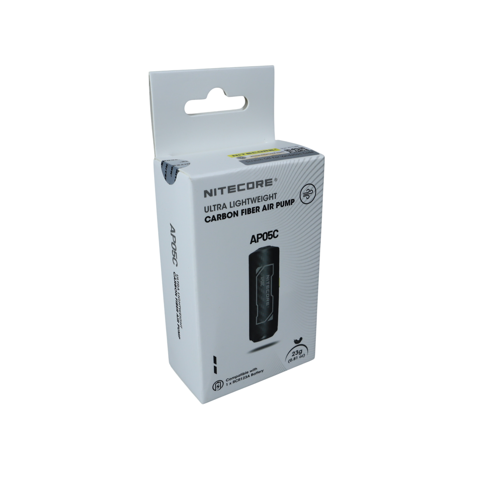 Gambar produk NITECORE Pompa Angin Elektrik Portable Air Pump Carbon Fiber 2.7 kPa - AP05C