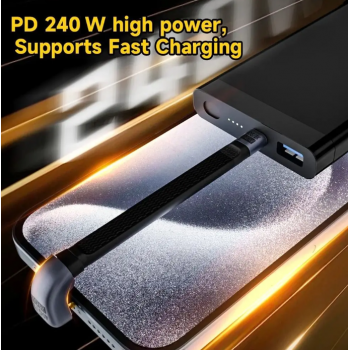 Gambar produk MONROE Kabel USB Type C Flexible Data Cable Fast Charging U-Type 240W - MO2