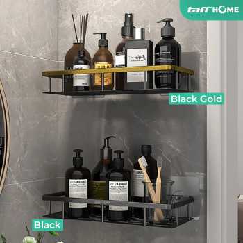 Gambar produk TaffHOME Rak Gantung Kamar Mandi Bathroom Organizer Rack Aluminium - SHR241
